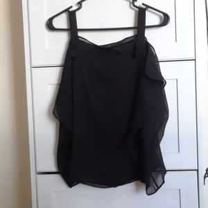 Black Sheer Top